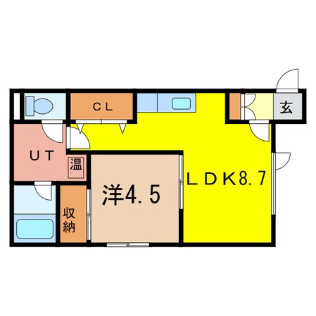 セレーノ旭町の物件間取画像